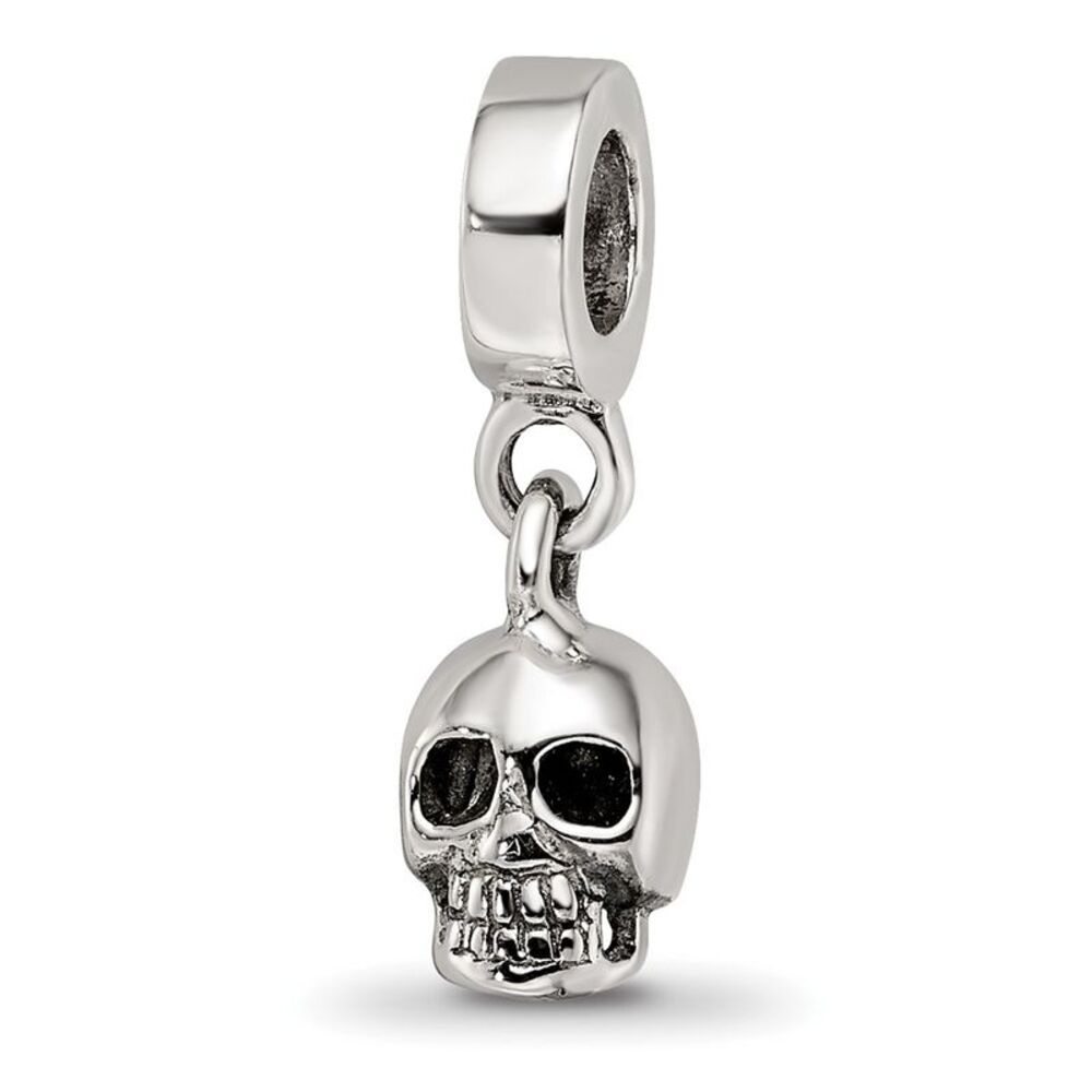 Kazi Luxury Sterling Silver Reflections Skull Dan… - image 1